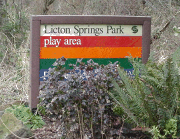 licton springs park sign